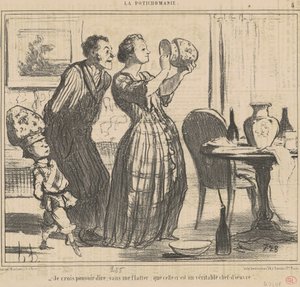 Ik denk dat ik kan zeggen, zonder mezelf te vleien ... door Honoré Daumier