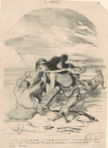 Ik zeg je dat ik hem heb laten vertrekken door Honoré Daumier