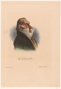 Karikatuur van Horace Sébastiani door Honoré Daumier