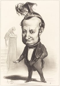L.F. Raymond Wolowski door Honoré Daumier