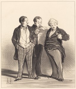 Het verbod op het dragen van onderscheidingen door Honoré Daumier