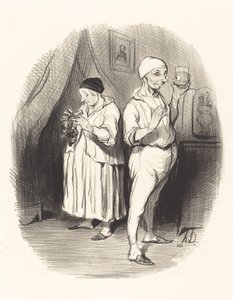 Het Oog van de Meester door Honoré Daumier