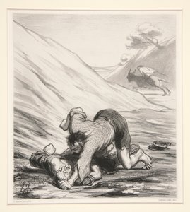 L door Honoré Daumier