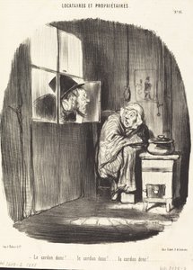 Le Cordon donc!... door Honoré Daumier