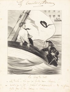 De Windvlaag door Honoré Daumier