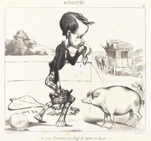 Le Jeune Estancelin est obligé de rentrer en classe!