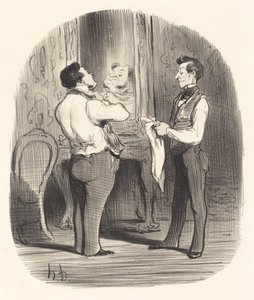 De Dag waarop het gaat om een Verovering door Honoré Daumier
