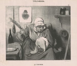 De aanraking door Honoré Daumier