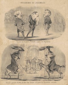 De dag dat... Théobald hoorde van zijn degradatie door Honoré Daumier