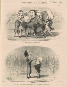 De dag dat er nieuws is door Honoré Daumier