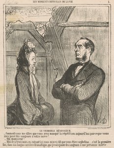 De verschrikkelijke regisseur door Honoré Daumier
