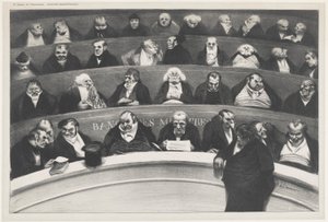 De wetgevende buik door Honoré Daumier
