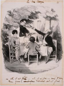 De Goede Burgers - Ah! Het is vers... Maar neem dan jongen door Honoré Daumier