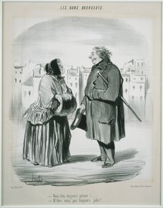 De Goede Burgers - U bent altijd galant! door Honoré Daumier