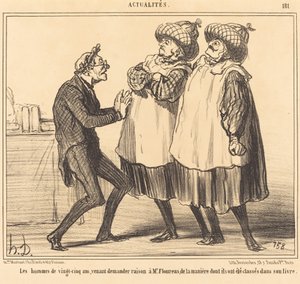De Mannen van vijfentwintig jaar... door Honoré Daumier