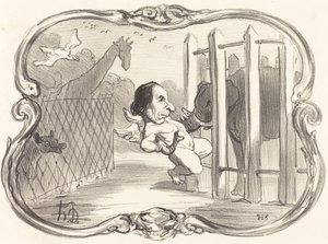 Les Malheurs du chimiste Dumas door Honoré Daumier