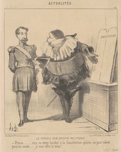 De politieke smokkelaars door Honoré Daumier