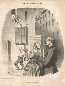 Nachtelijke huurders door Honoré Daumier