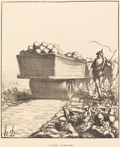 De Duitse eenheid door Honoré Daumier