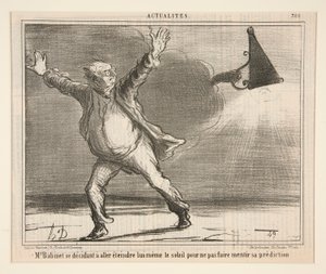 M. Babinet besluit zelf te gaan blussen