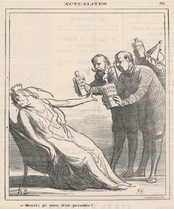 Dank je, ik heb er net een genomen door Honoré Daumier