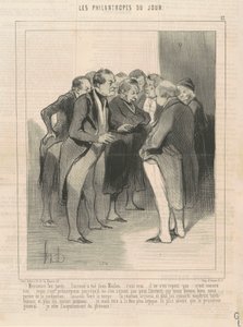 Heren juryleden... de verdachte heeft Jean Maclou vermoord... door Honoré Daumier