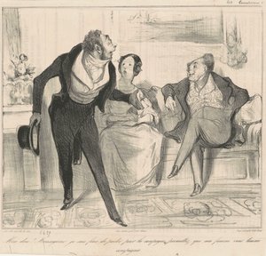 Mijn god! Monseigneur, ik ben... door Honoré Daumier