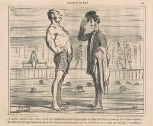Meneer, zou u zo vriendelijk willen zijn om me te vertellen... door Honoré Daumier