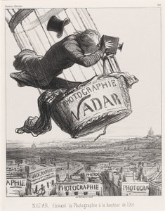 Nadar verheft de Fotografie tot de Hoogte van de Kunst door Honoré Daumier