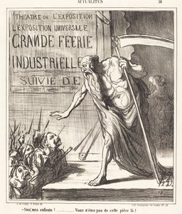Nee... je bent niet van dit stuk! door Honoré Daumier