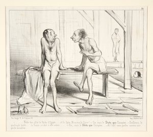 Onze Goede Bondgenoot de Pacha d door Honoré Daumier