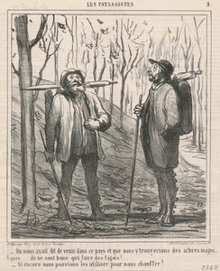 Ons was verteld om naar dit land te komen... door Honoré Daumier