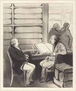 Ja, mijn beste meneer Badoulard, ik ga... door Honoré Daumier