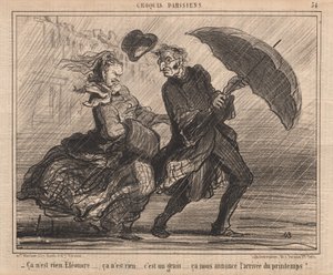 Parijse Schetsen: Het is Niets Eleanor door Honoré Daumier