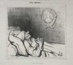 Parijse Types: Herinneringen, 10 mei 1840 door Honoré Daumier