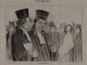 Parijse Types, nr. 4: Oude Schurk! door Honoré Daumier