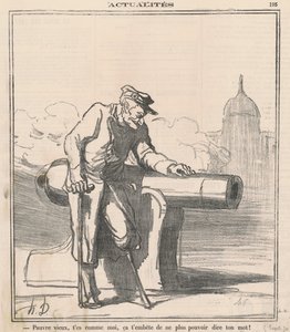 Arme oude! Je bent zoals ik... door Honoré Daumier