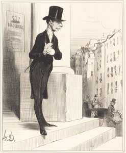 Pique-Assiette door Honoré Daumier