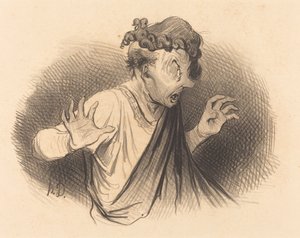 Voor wie zijn deze slangen... door Honoré Daumier