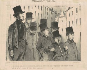 Hygiënische en Sentimentele Promenade door Honoré Daumier