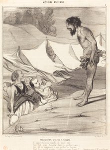 Presentatie van Odysseus aan Nausicaä