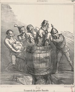 Renouvelé des petites Danaides door Honoré Daumier