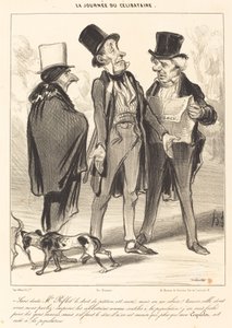 Zonder twijfel M. Riflot het recht... door Honoré Daumier