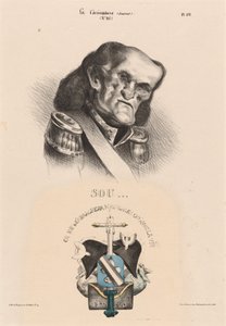 Soult (Maarschalk) door Honoré Daumier