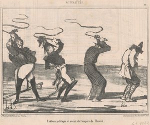 Tableau ... van het Russische Rijk door Honoré Daumier