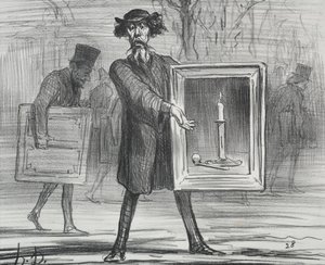 De tentoonstelling van 1859 (plaat 1): Ze hebben dit geweigerd, de onwetenden!