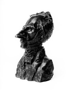 De bustes van de Celebrites du Juste Milieu, karikatuur door Jacques Lefevre (1773-1856), afgevaardigde en bankier door Honoré Daumier