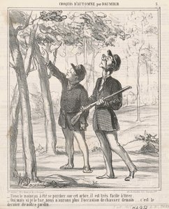 Tiens, de Mus is Verdwenen door Honoré Daumier