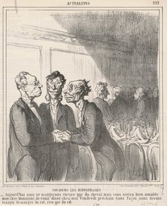Altijd de hippofagen door Honoré Daumier