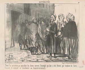 Alle Parijzenaars die honden bezitten... door Honoré Daumier